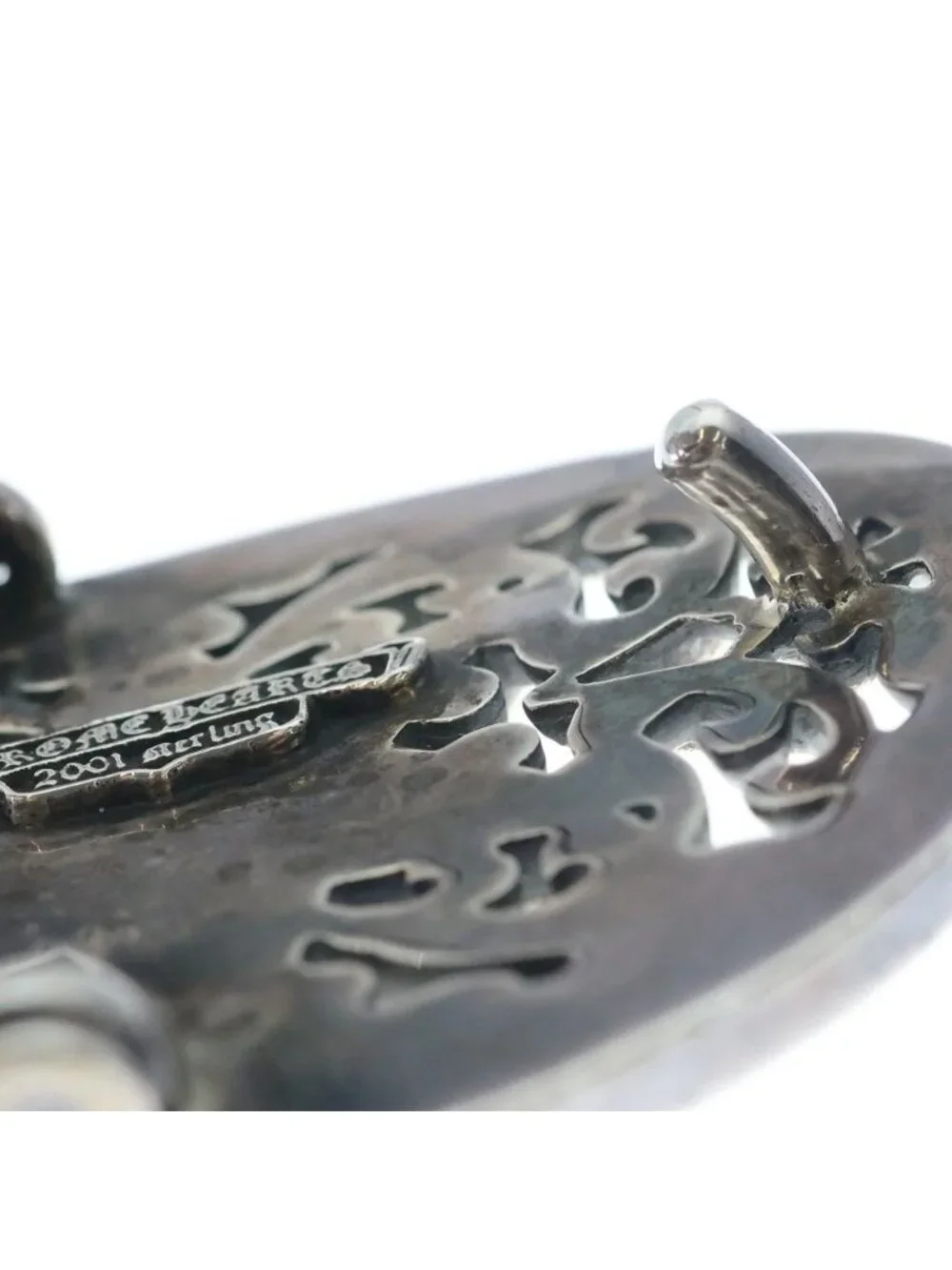 Chrome Hearts Buckle Oval Star 1.5 Classic Silver Belt Buckle